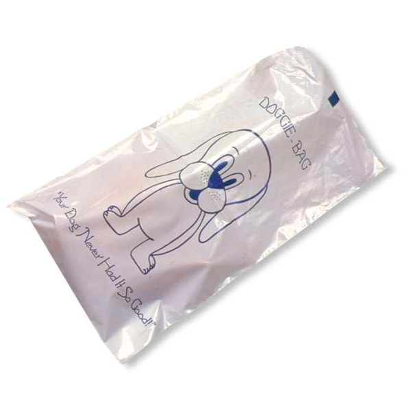 Doggie Bag Doggie Bag 7x11.5 1.25 Mil White Flat Pack, PK1000 DB19HC - main